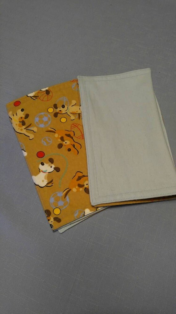 Set of 2 Flannel Burp Cloths