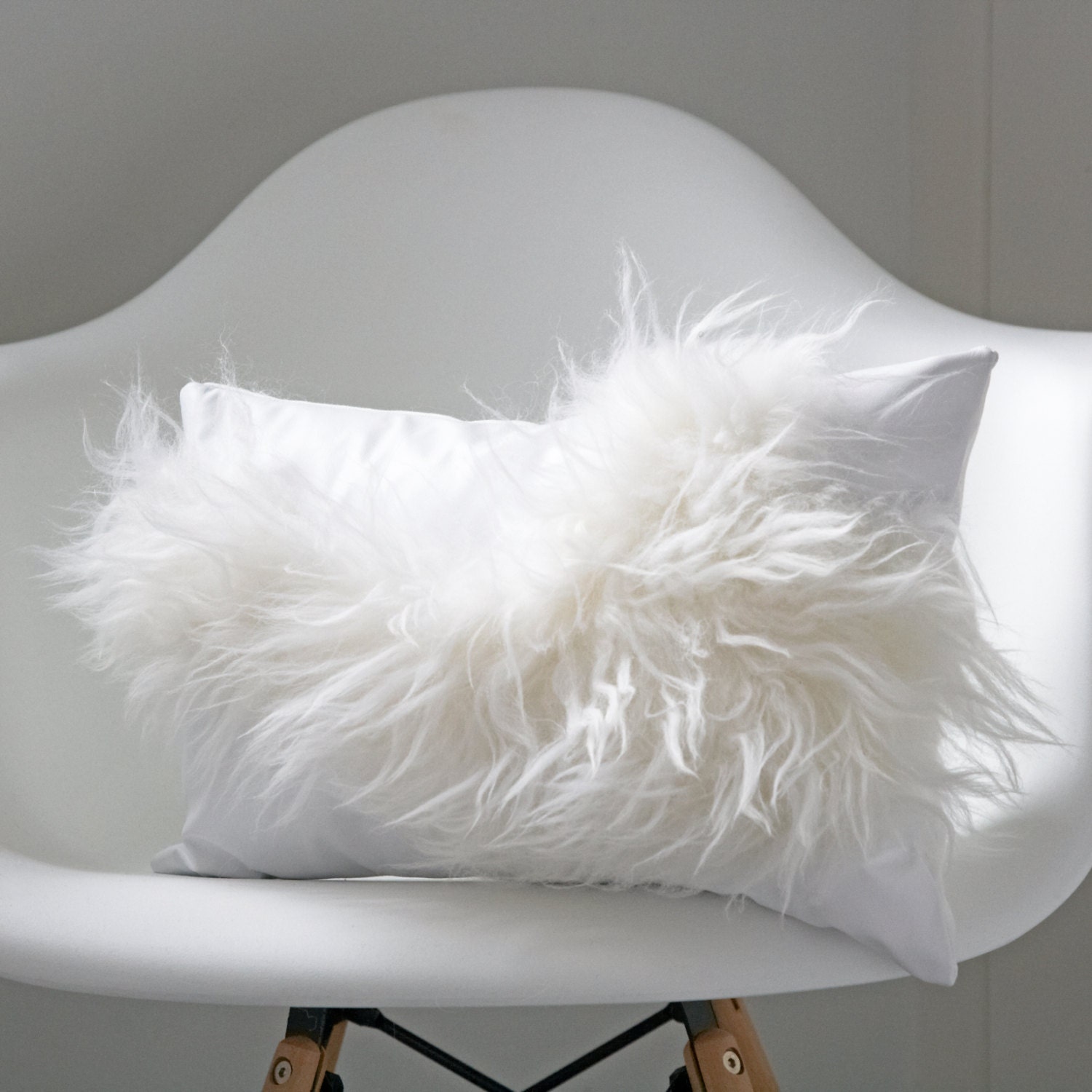 sheepskin cushion