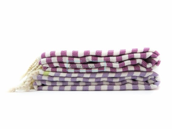 Eco Friendly Turkish Towel Cabana Stripe Authentic Towel | Bath Towel | Beach Towel | Peshtemal Towel | Stripe Towel |