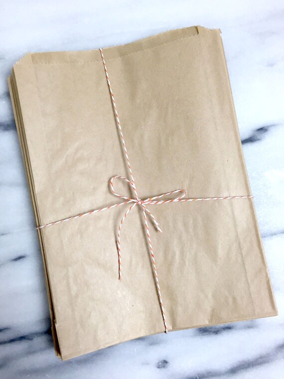 KRAFT Wax Lined / Food Safe Bags 30 Food Safe Candy