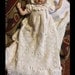 5 crochet patterns of christening gowns