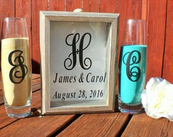 Unity Sand Ceremony Shadow Box, Barnwood Cottage Chic Wedding,Sand Ceremony, Wedding Sand Ceremony, Beach Ceremony, Unity Sand Ceremony.