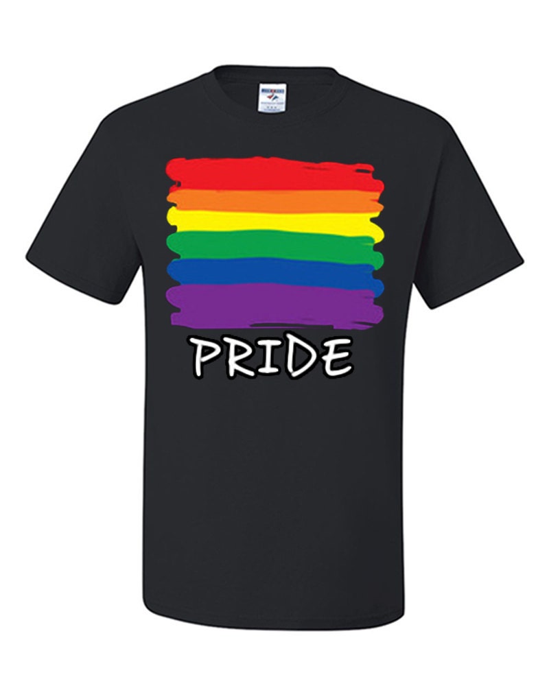 Gay Pride T-Shirt Rainbow Flag LGBT Marriage Lesbian by ngtshop