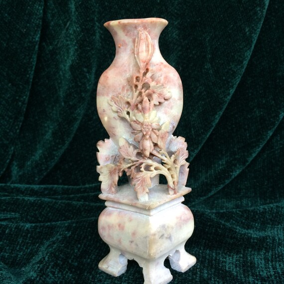 Soapstone Carved Vase