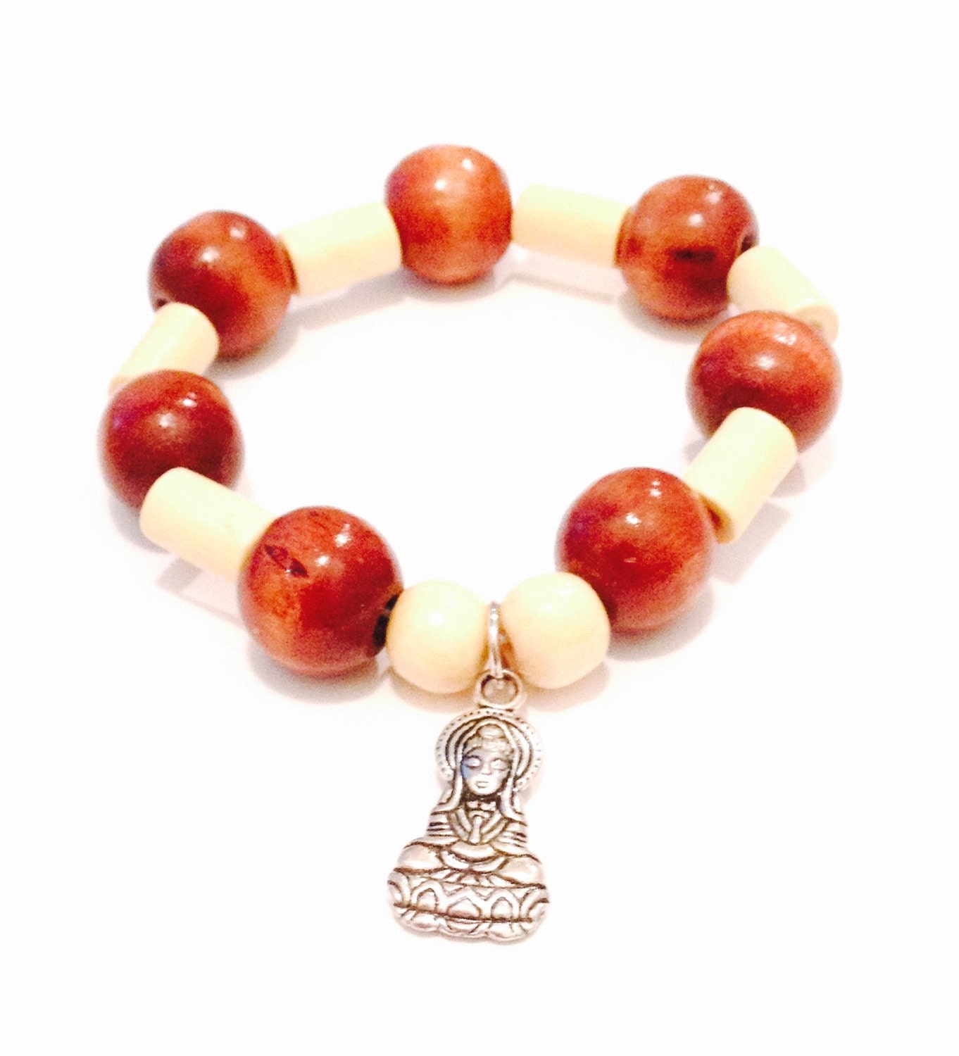 Buddha Bracelet Buddha Charm Bracelet Beaded Buddha