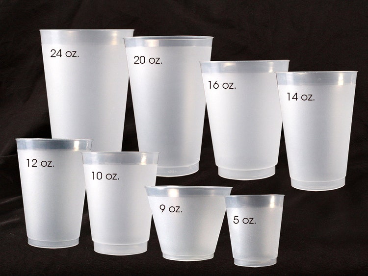 200 Custom Frost Flex Shatterproof Cups by CelebrationPrintery