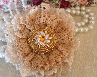 Items similar to Handmade Crochet Flowers Set of 6 on Etsy