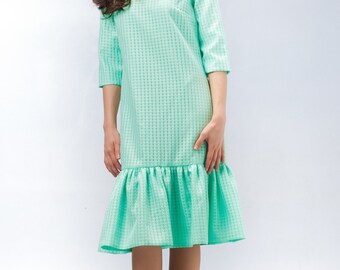 Emaley Dress Tiffany Stripe