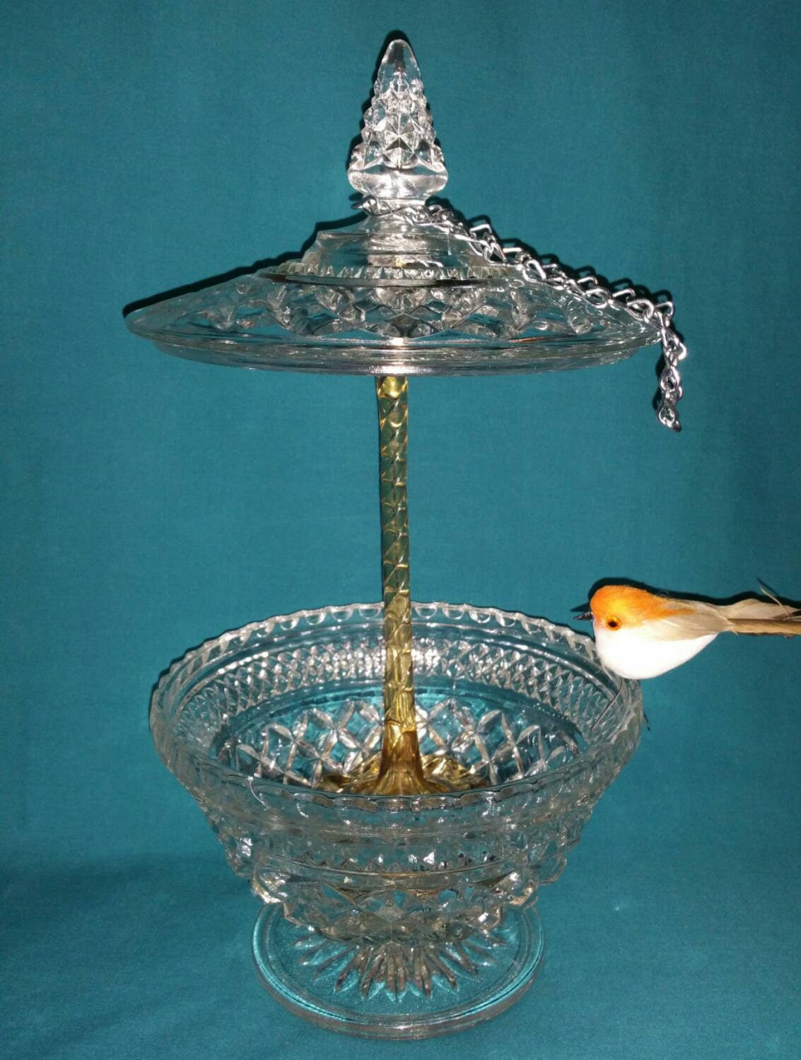 Candy Dish Bird Feeder