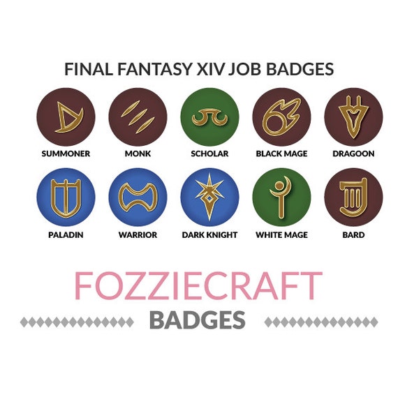 Final Fantasy XIV Job Badges