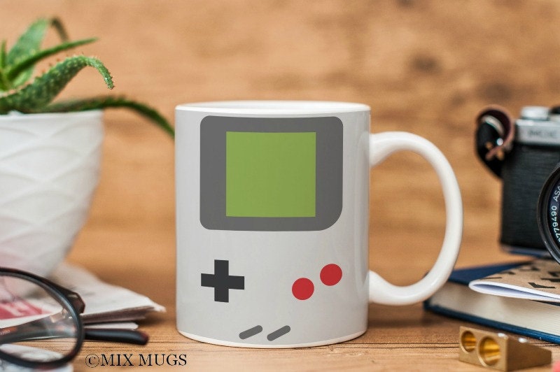 Gameboy Mug Video Game Mug Gamer Mug Gamer Gifts Nerd Mug