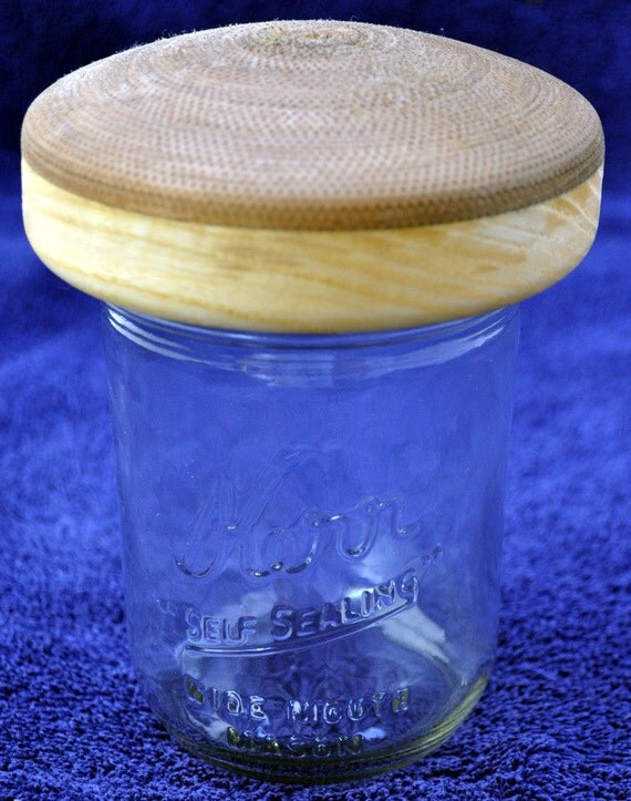 Decorative Wide Mouth Mason Jar Lid Hand by JeansWoodCreations