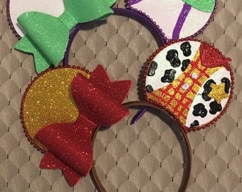 Buzz lightyear and woody mouse ear pair / Disney ears / Mickey ears / toy story