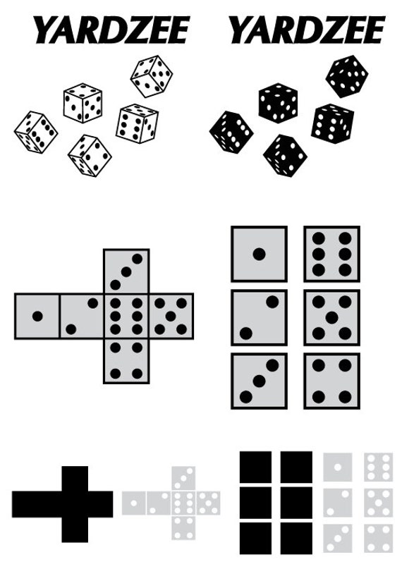 Download Yardzee with Dices frames and score sheet cards DXF SVG ...