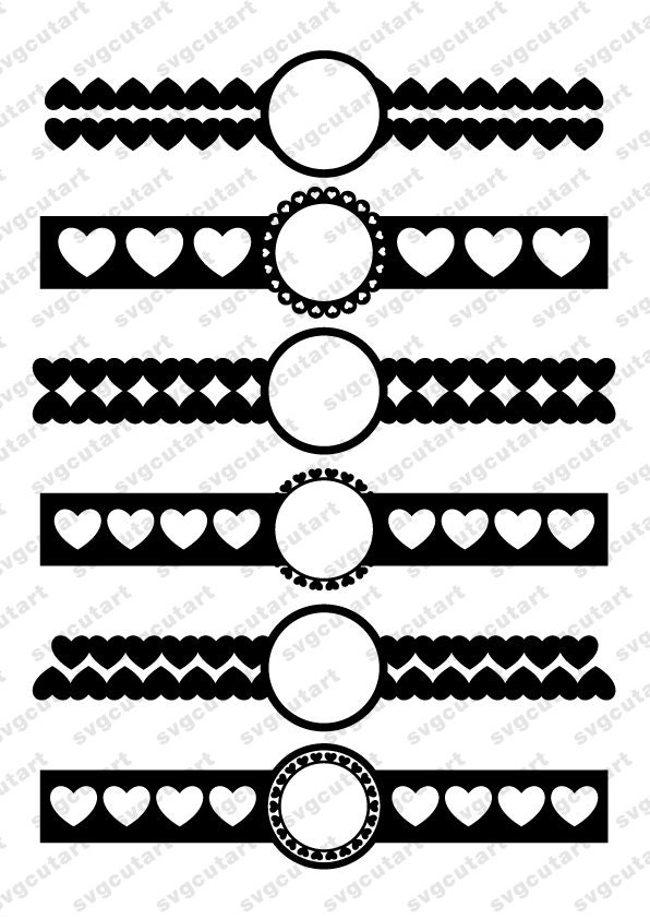 Download 6 Heart Wraps For cover iPhone Charger Monogram Patterned
