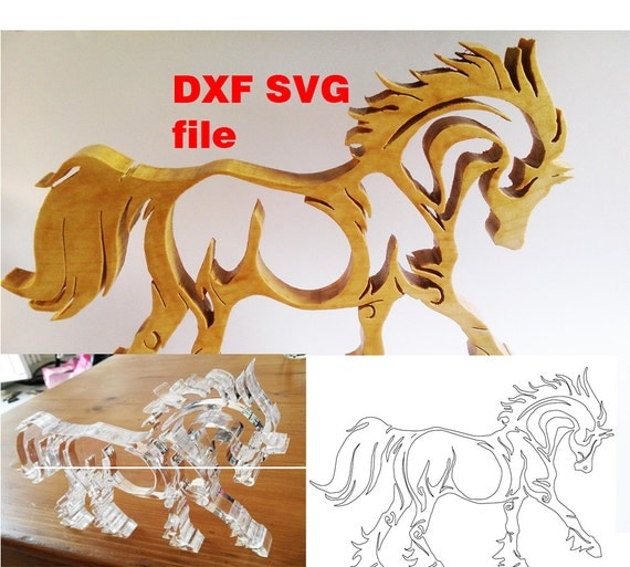 Download Horse SVG files and DXF file for laser cutting vinyl cnc and