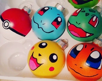 Pokemon Christmas Ornaments