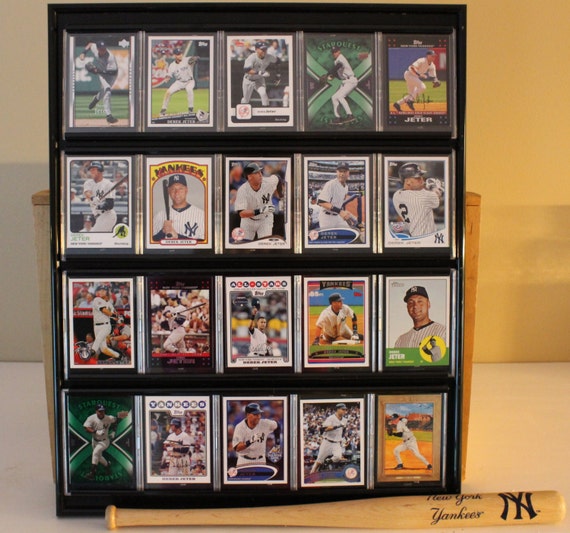 Derek Jeter Framed Baseball Card Wall Display New York Yankees