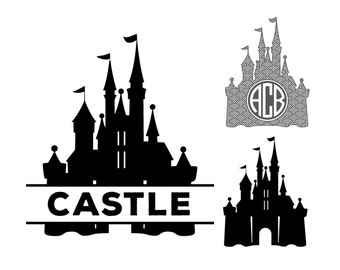 Download Disney castle vector | Etsy