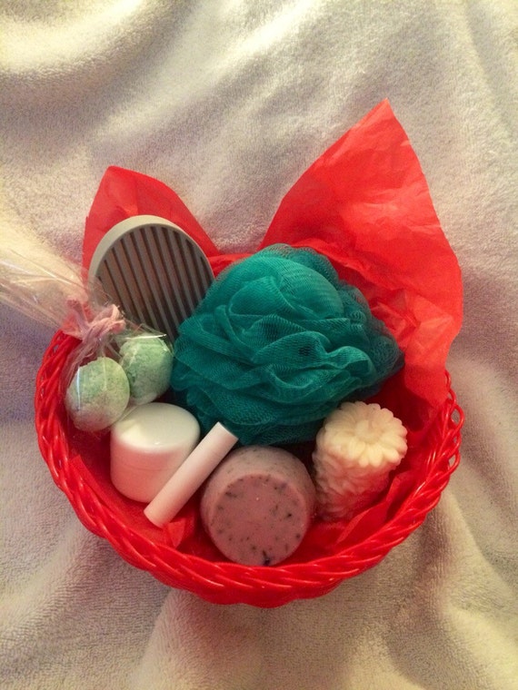 for face wax organic Candle Basket Soap, Gift Bath Item Lotion, Organic w 7 Custom Bombs,