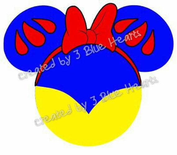 Download Snow White Mickey Head SVG File Snow White by ...