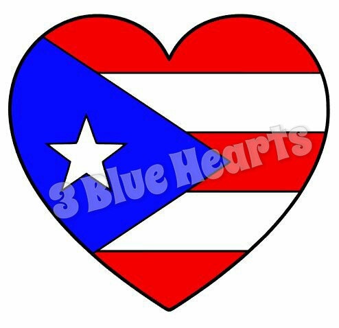 Download Puerto Rico Flag Heart Studio SVG Puerto Rico Flag Studio