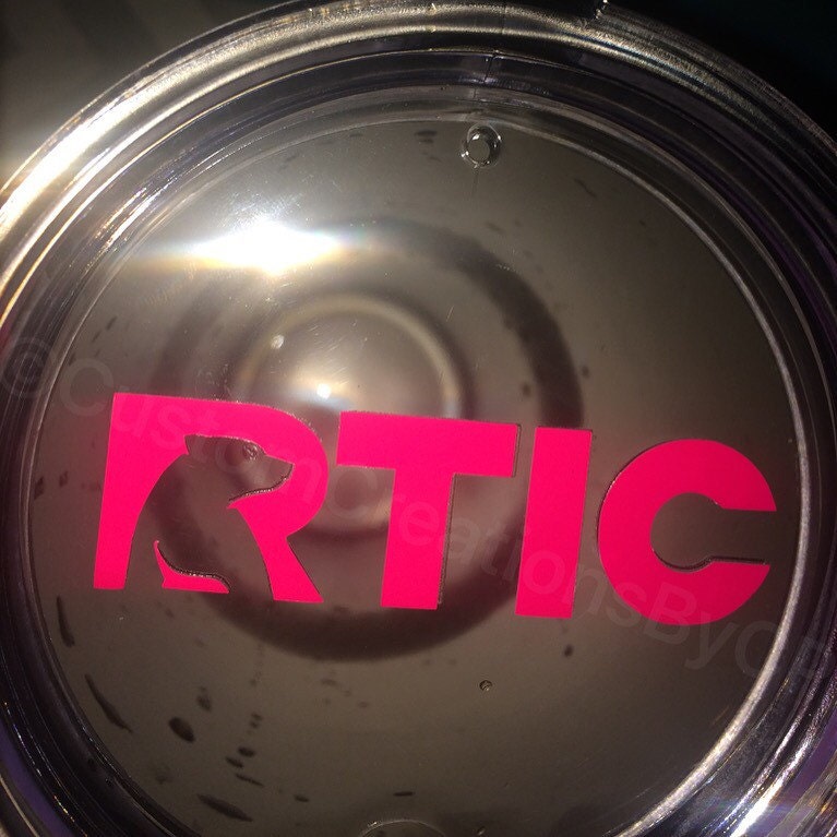 RTIC Tumbler Lid / Base / BOTH Decal 30 oz by CustomCreationsByCP