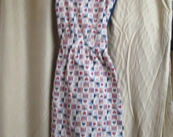 Apron with Heart Fabric