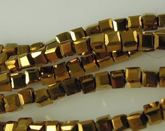 CB-Gold Color 2mm Cube #31