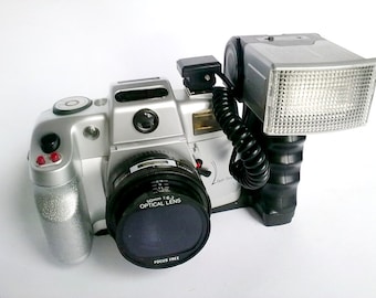 SALE 20% OFF Vintage Plastic Camera CANOMATIC Kit 7000SEL, Collectible Old Camera - made in 90s