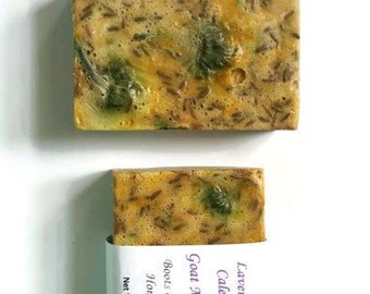 Calendula and Lavender Goat Milk Soap
