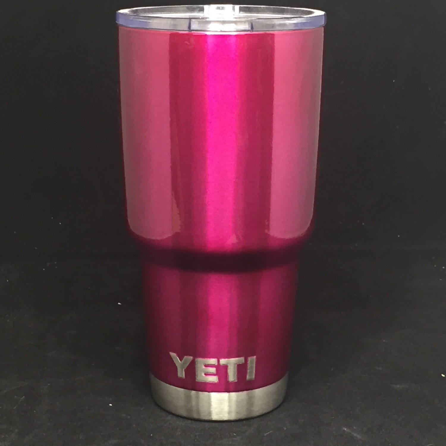 Candy Hot Pink Powder Coat Painted Yeti Rambler Tumblers