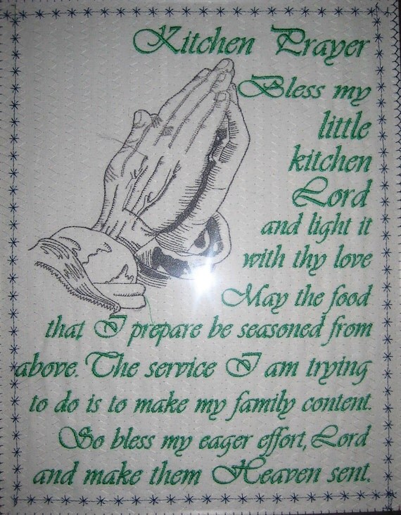 KITCHEN PRAYER