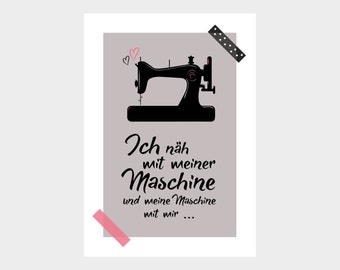 Poster / sewing machine
