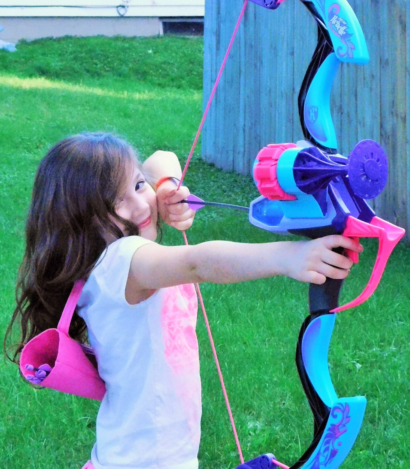 Nerf Arrow Quiver Holder in Pink or Choose A Color Blue Green