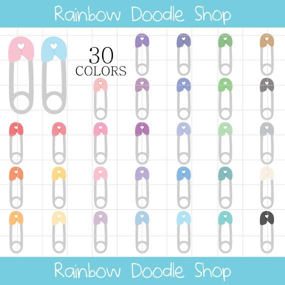 Baby Safety Pins Clipart Baby Diaper Pins Clipart Safety