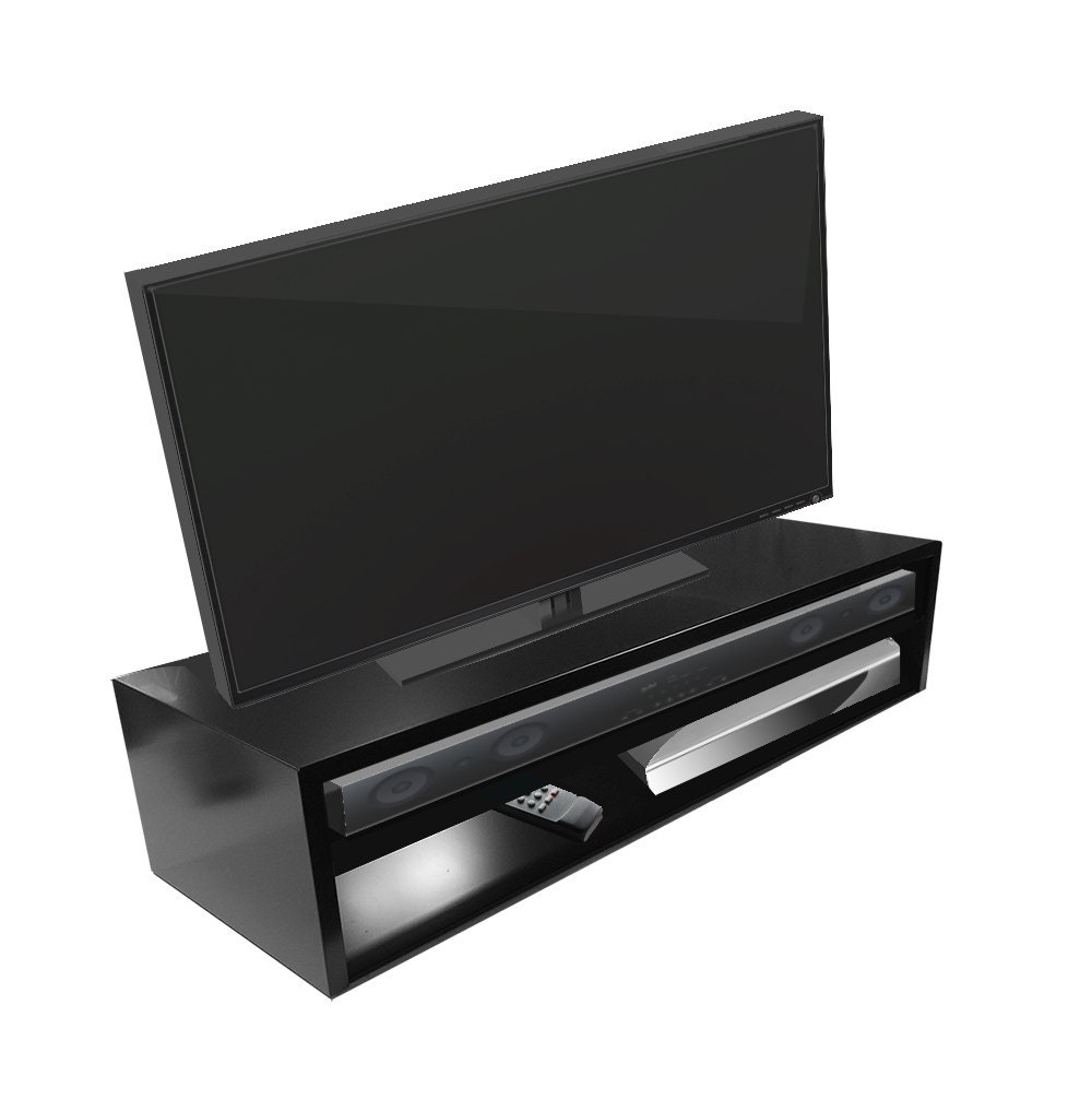 Tabletop TV Stand/Riser-Deluxe for Flat Screen Black