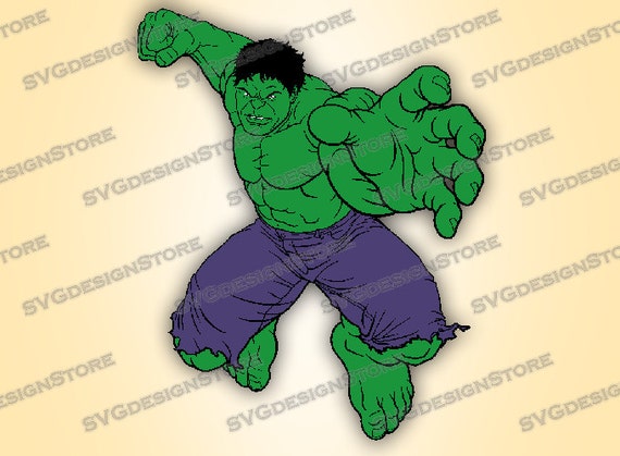 Download THE HULK SVG High Quality design files dxf eps by ...