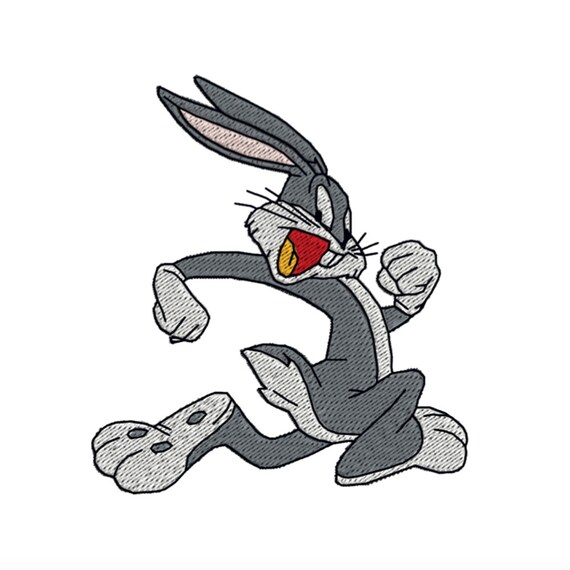 Bugs Bunny Machine Embroidery Design Instant by BeStitches on Etsy