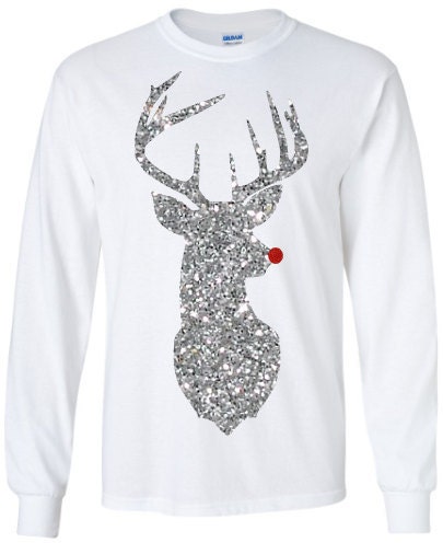 black reindeer shirt