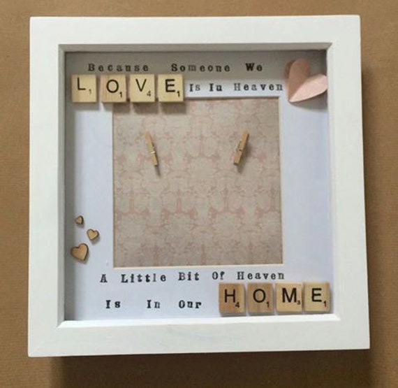 Handmade Memorial Picture Frame Home Decor Memories