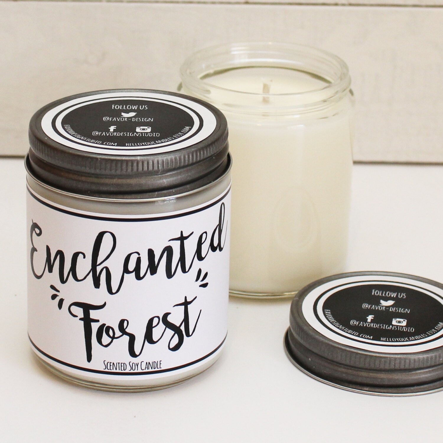 Enchanted Forest Scented Candle 8 oz Candle Unique Candle