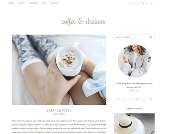 WordPress Theme, WordPress Template, WordPress Blog, WordPress Responsive, WordPress Themes, Feminine WordPress Theme, Fun Blog Premade Blog