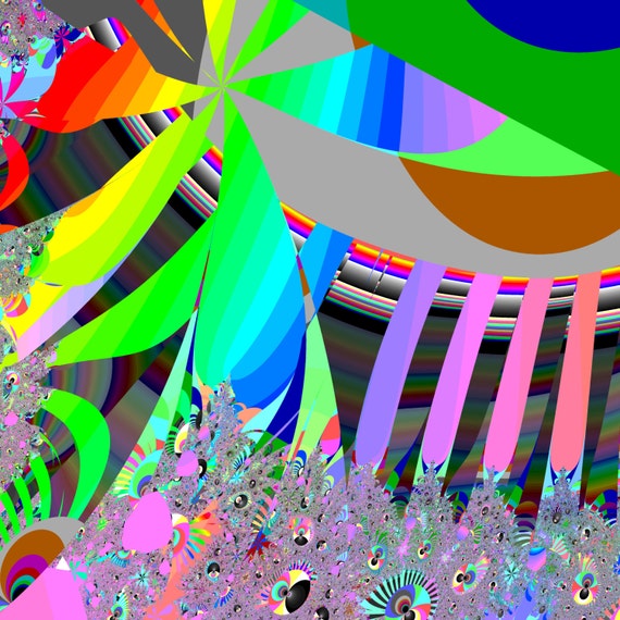 FRACTAL 8410 b Trippy ChromaDepth 3D Digital by DigitalHaven