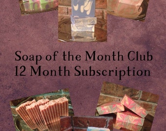 Soap of the Month Club 12 Month Subscription