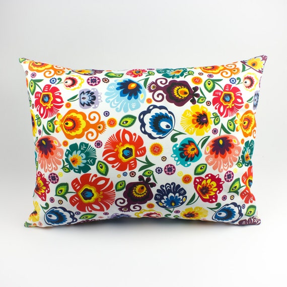 Floral pillow cover Colorful pillows Outdoor pillow covers