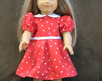 American Girl Doll Collared Dress