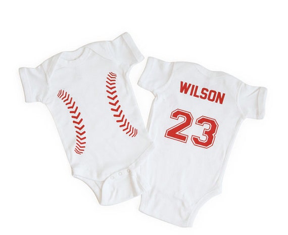 infant baseball tee onesie