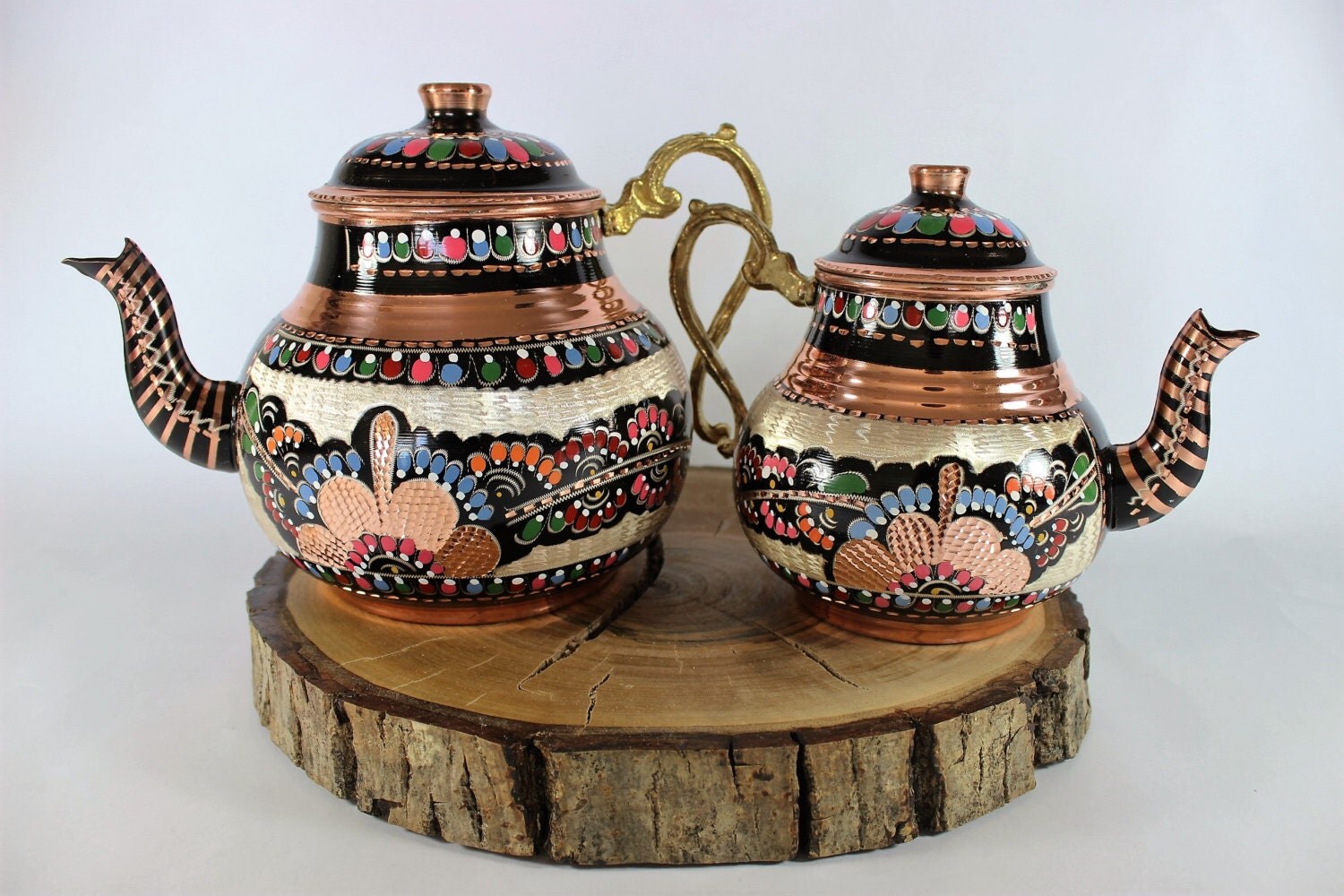 Turkish Ottoman Tea Maker Teapot Copper by MiracleofCopper on Etsy