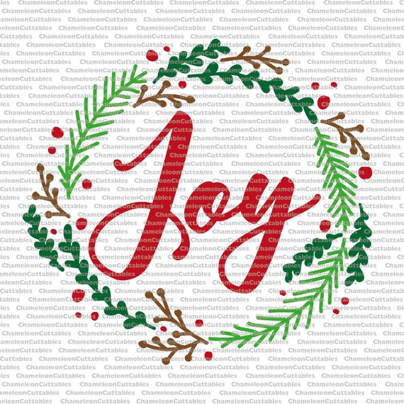 Download joy svg christmas wreath flourishes holidays pillow